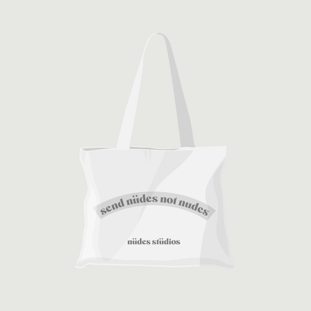 tote bag send nüdes not nudes