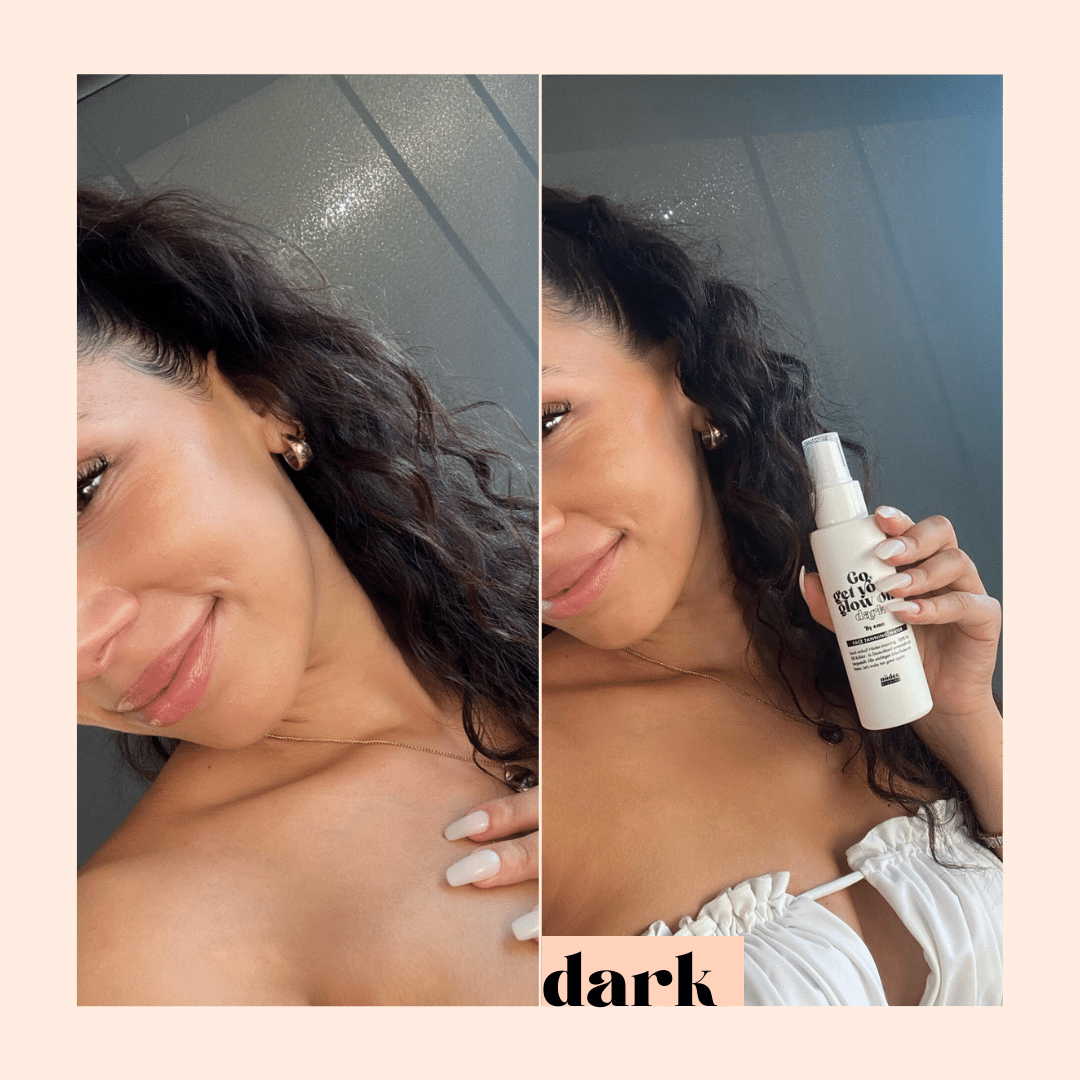 go get your glow on face tanning water